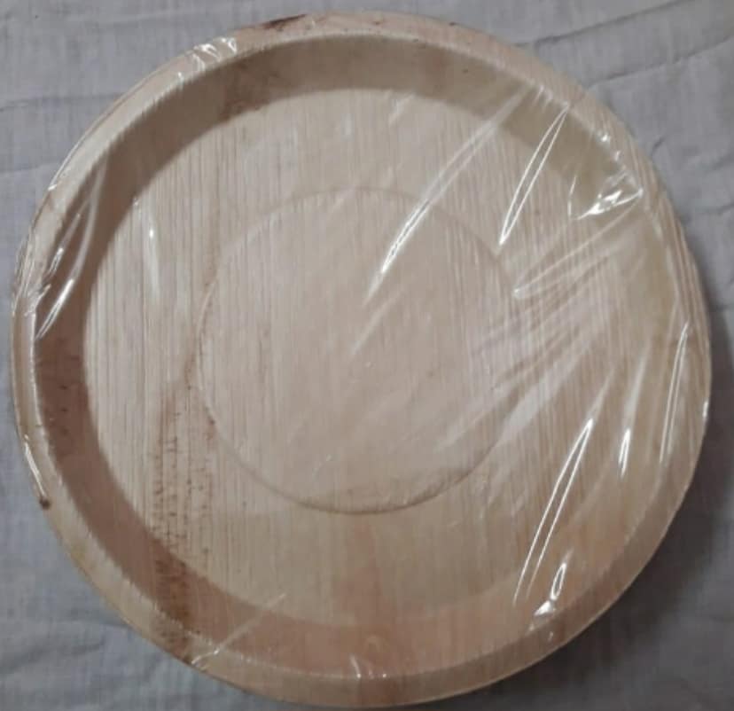 Areca Leaf Plates — 8 inch Square / 25 pcs