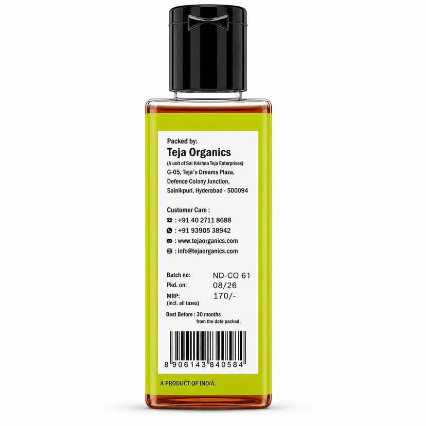 Neem Oil | Cold-pressed Unrefined | Skin and Hair Care | Help to clear acne, scars, pimples | Natural cure for Dandruff and Dry Scalp | view 2