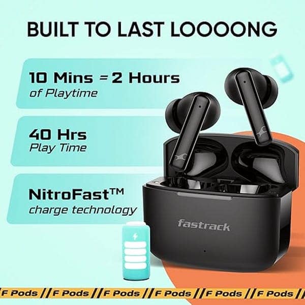 Fastrack FPods FQ100 Wireless Earbuds view 2