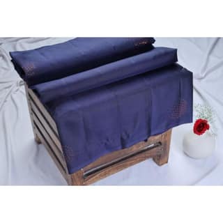 Navy Blue Soft Silk Saree