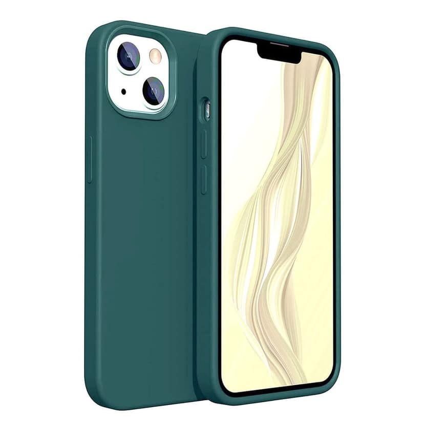 LIRAMARK Liquid Silicone Soft Back Cover Case for Apple iPhone 13 Mini (6.1 Inch)