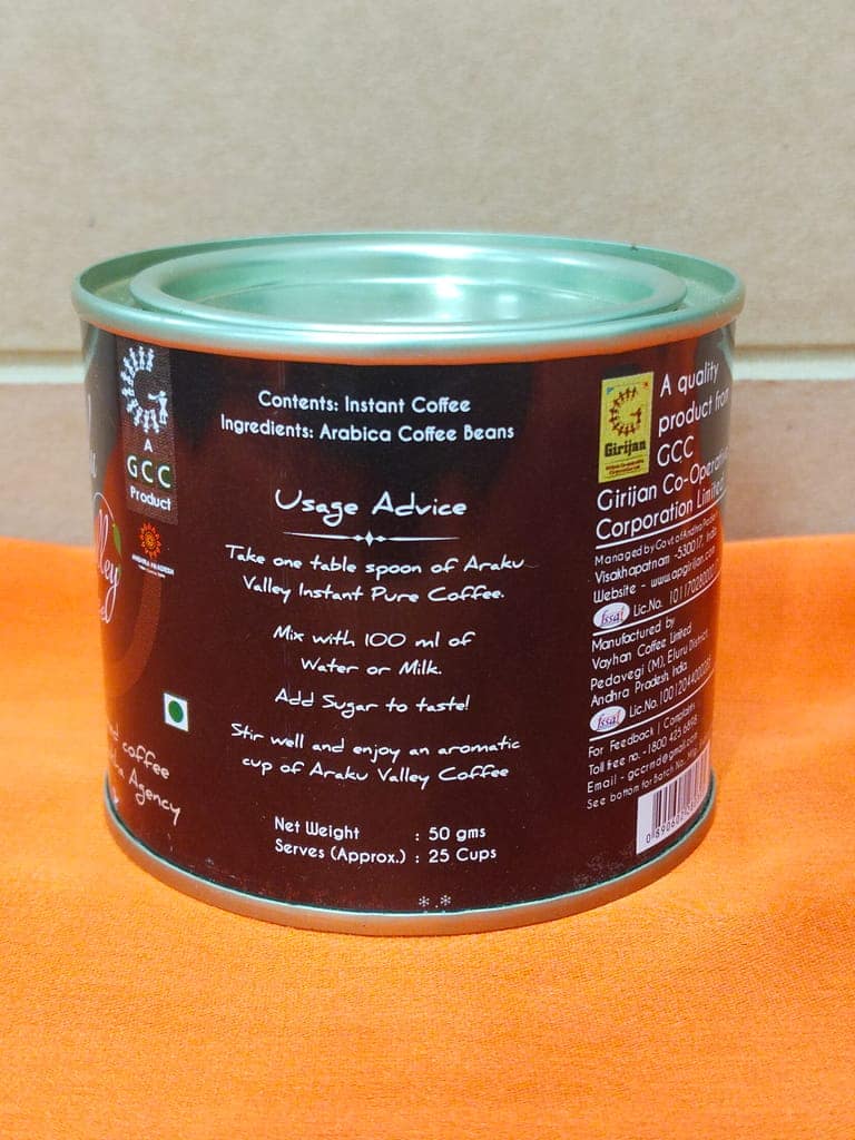 Araku Valley Instant Coffee Pure 100% (50 Gram) view 2