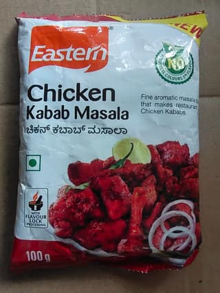 Eastern chicken kabab masala