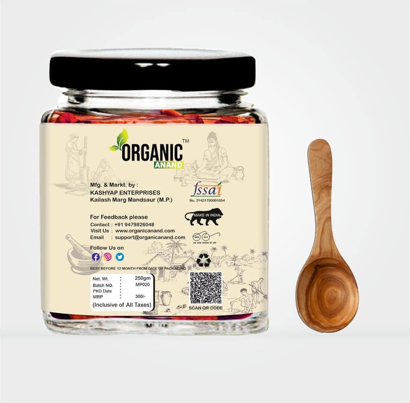 Organic Anand Handmade Mango Murabba 250 Gram|Aam ka Murabba|Grated Mango Chunda Authentic|Sun-Dried,No Artificial preservative & Colors (Pack of 1) view 2