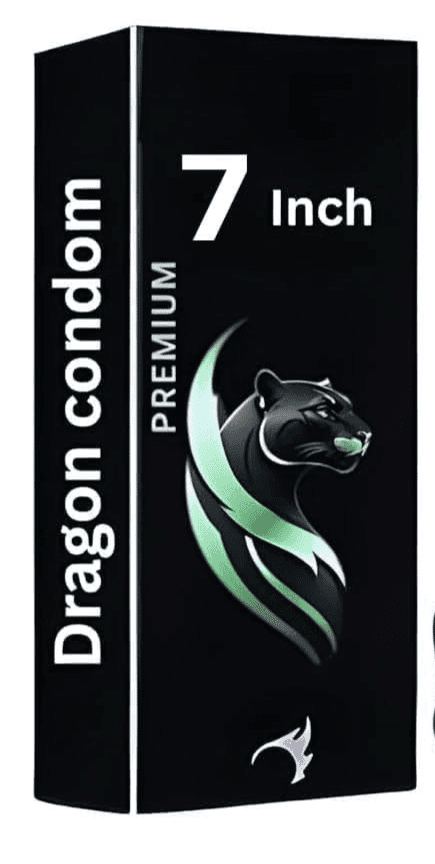 Con-dom Dragons For Men 7-inch for regular use | Ultra Soft | Long Lasted | Extra Pleasure | Extra size | Real Brown Big Size