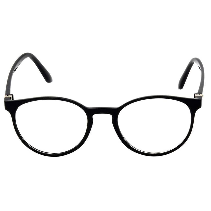 Hrinkar Plastic Full Rim Oval chasma frame Men & Women - HFRM-BK-14 view 2