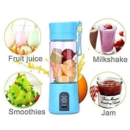 Portable USB Electric Juicer - 6 Blades (Protein Shaker) view 2