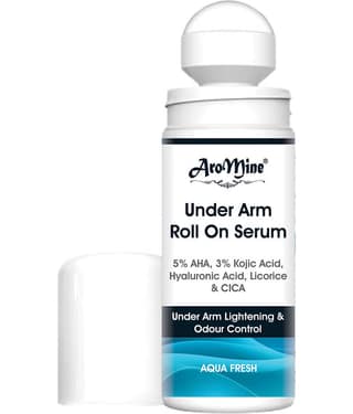 AroMine Underarm Roll On Serum-5% AHA, 3% Kojic Acid For Aqua Fresh Fragrance Deodorant Roll-on - For Women (50 ml)