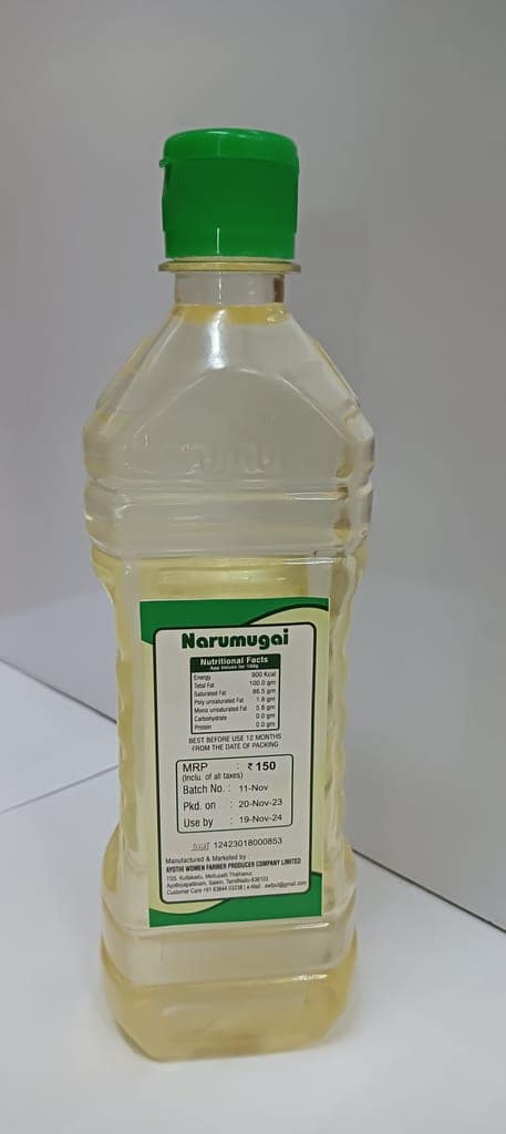 Narumugai Sulphur-Free Coconut Oil view 2