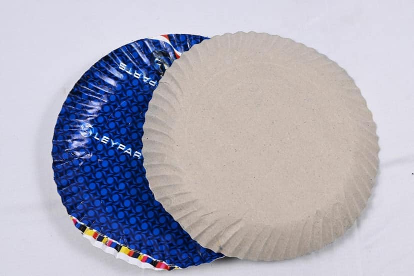 Blue Paper Plates - 7 Inches view 2