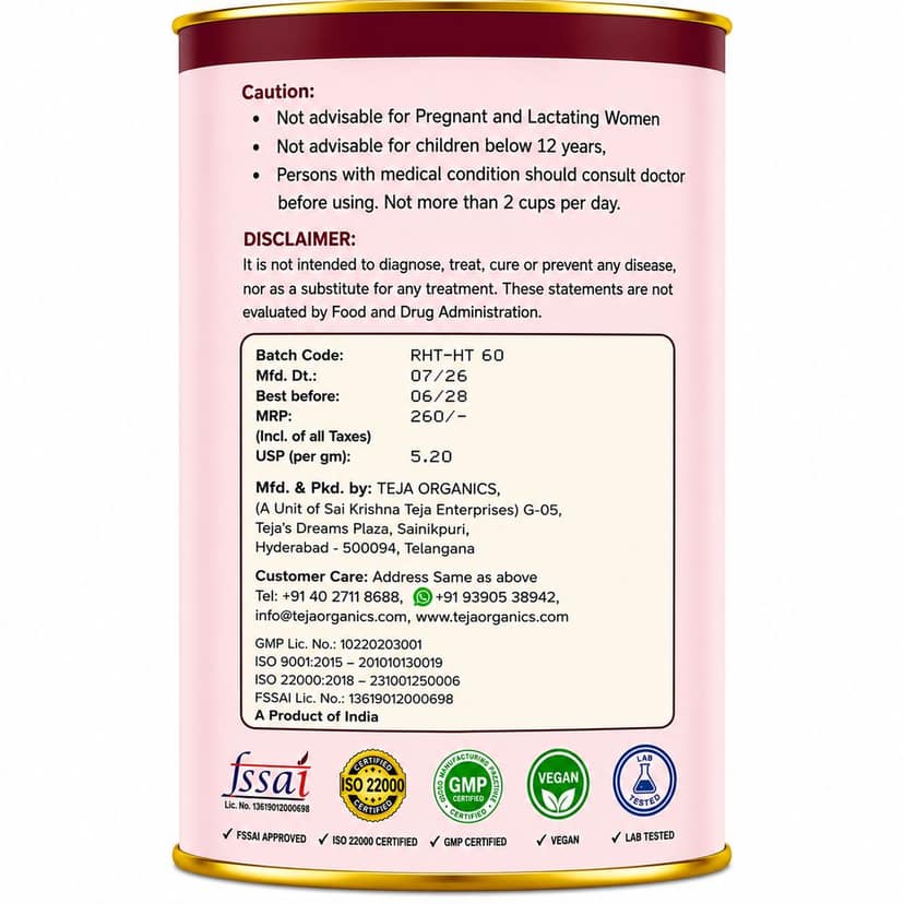 Rosehip Tea 50 gm | 100% Pure Rosehip Herbal Tea | Nature’s Vitamin ‘C’ Brew | Helps to promote collagen | Rich in Anti Oxidants | Anti-Ageing | Helps to reduce Wrinkles & Fine Lines view 2