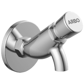 PM-5152 Push Tap With Wall Flange