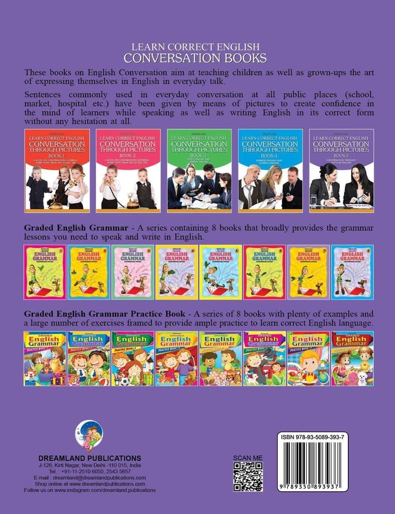 Learn Correct English Book-5 Conversation Through Pictures Conversation Through Popular English [Paperback] Dreamland Publications view 2