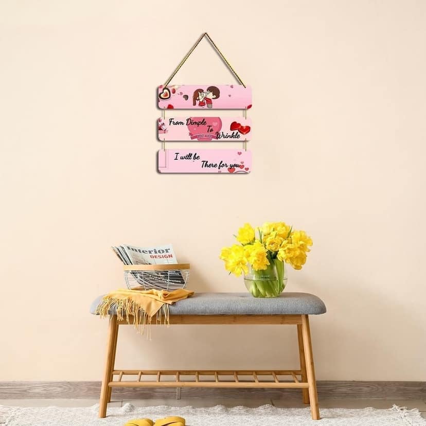 Wall Hangings for Home Decoration Items for Living Room Decor Welcome Home Wall Hanging for Home Office Decoration Handmade Craft Decorative Wall Art (WH2217) view 2