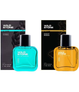 Wild Stone Edge and Night Rider Mens Perfume, Combo Pack of 2 (30ml each) Eau de Parfum - 60 ml (For Men)