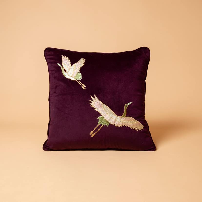 Chann Studio - Grus Bringle Velvet Cushion Covers view 2