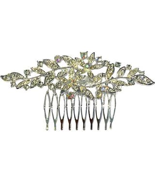 La Belleza Silver Women's Hair Clip ( Pack of 1 )