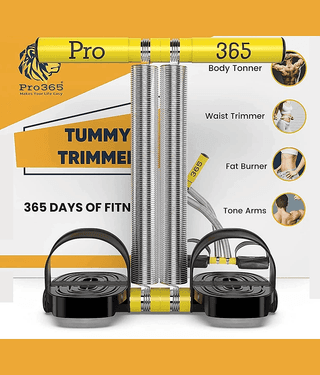 PRO365 Double Spring Tummy Trimmer For Fat Burning & Weight loss Exercises Ab Exerciser