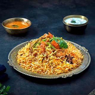 वेज बिरयानी - आधा