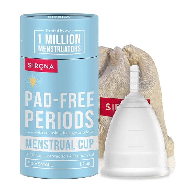 Sirona Reusable Menstrual Cup With Medical Grade Silicon - Small (1 Unit)