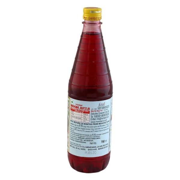 Hamdard Dawakhana Roohafza Sharbat 750 Ml view 2