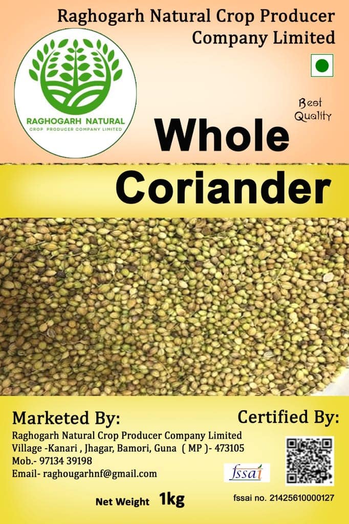 Whole coriander view 2