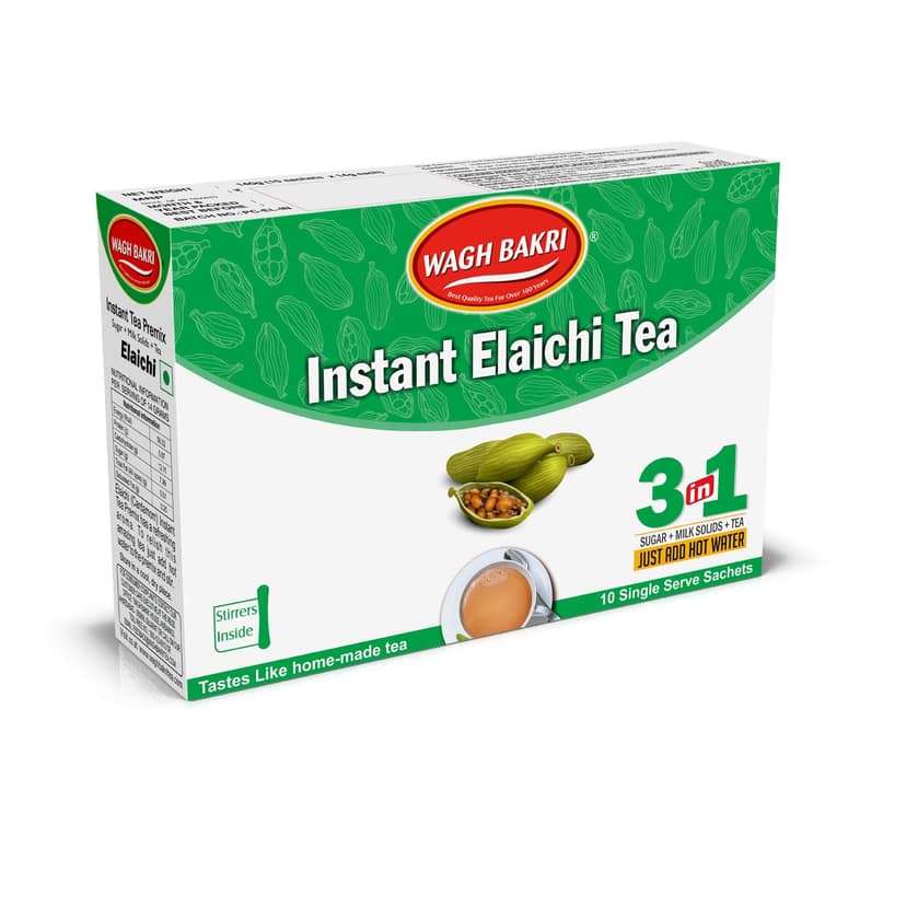 Wagh Bakri Tea Wagh Bakri Insant Premix Elaichi, 140 Gm