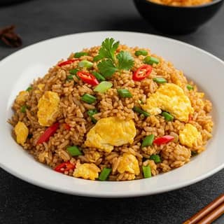 Egg Singapore Fried Rice