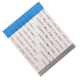 40 Pin 1mm Pitch 50mm Reverse Side Connection FFC Ribbon Flexible Flat Cable