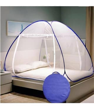 RIDDHI - Red HDPE - High Density Poly Ethylene Foldable Mosquito Net ( Pack of 1 )