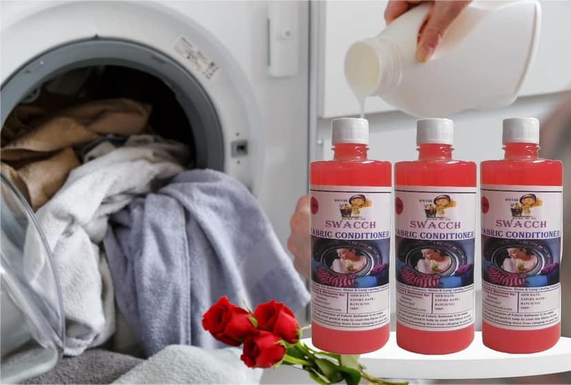 Swacch Fabric Conditioner (500ml) (Pack of 3) Rose view 2