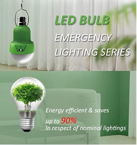 DAYBETTER� 15 Watt Inverter Rechargeable Emergency Bulb LED Bulb Extra Bright Light AC / DC for Home, Long Battery Life Upto 4 H | VD-C-11 view 2