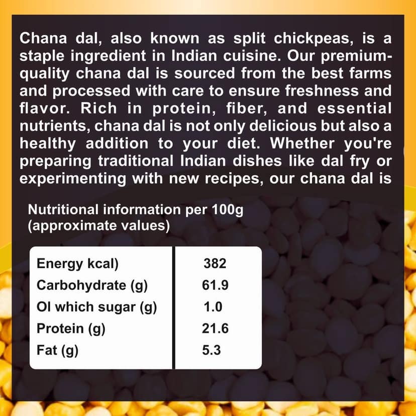Chana Dal (pack of 3) view 2