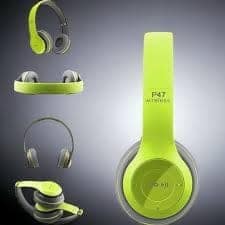 P47 Wireless Gaming Bluetooth Headphones Over Ear Enjoy 6 Hrs Playback
