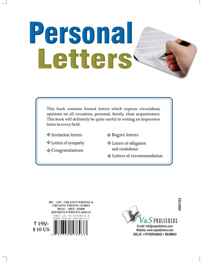 Personal Letters view 2