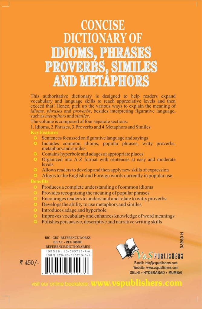 Concise Dictionary Of English Combined (Idioms, Phrases, Proverbs, Similies) view 2