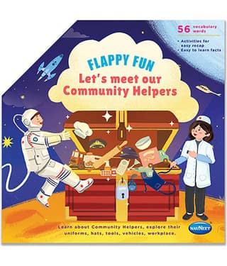 Navneet Flappy Fun Picture Book– Lets meet our Community Helpers