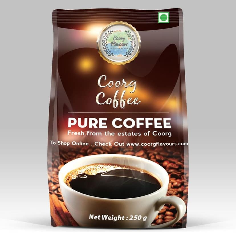 COORG FLAVOURS PURE COFFEE PREMIUM 250 GRMS view 2