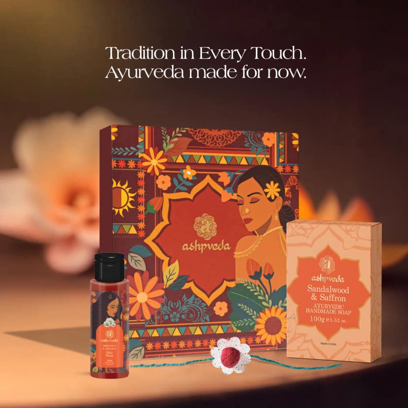 Ashpveda Mangalyam Gift Box Hair & Skin Care Kit view 2