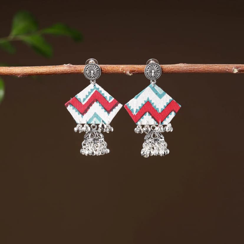 Multicolor - Mohini Handcrafted GS Fabart Earrings