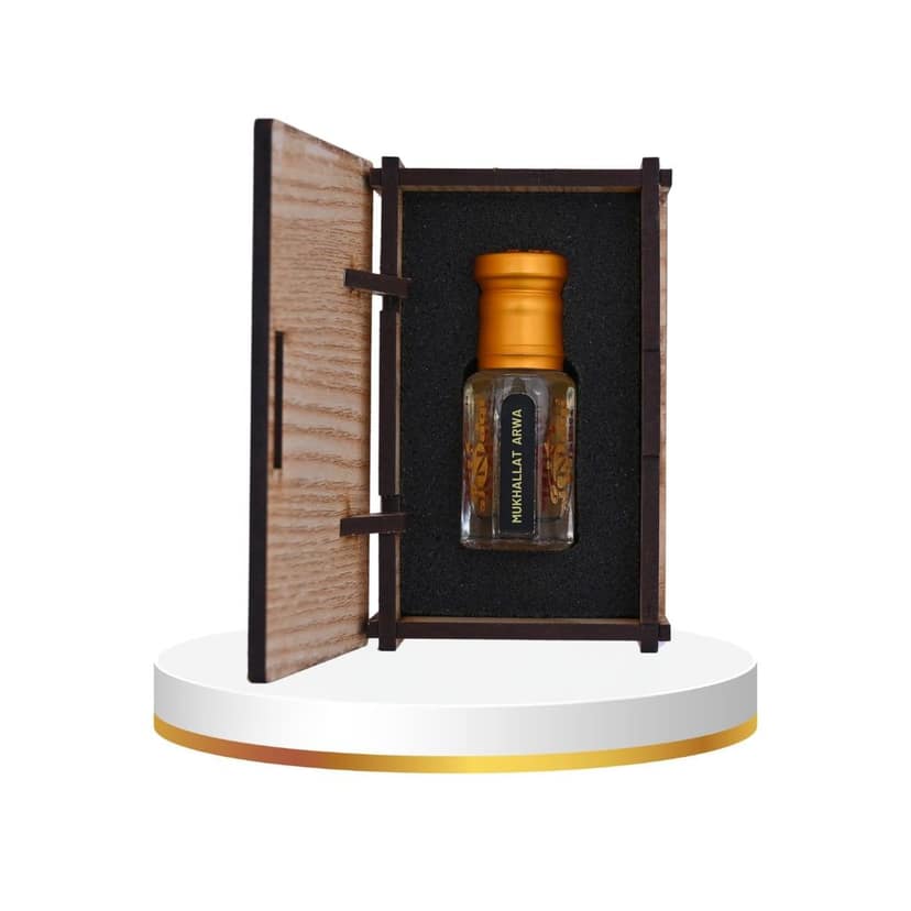 alnaqi fragrances Mukhallat Arwa 6ml - Enchanting Arabian Blend, Alcohol Free Floral-Spicy-Oil, Long Lasting Oriental-Ittar, Premium Artisanal-Scent
