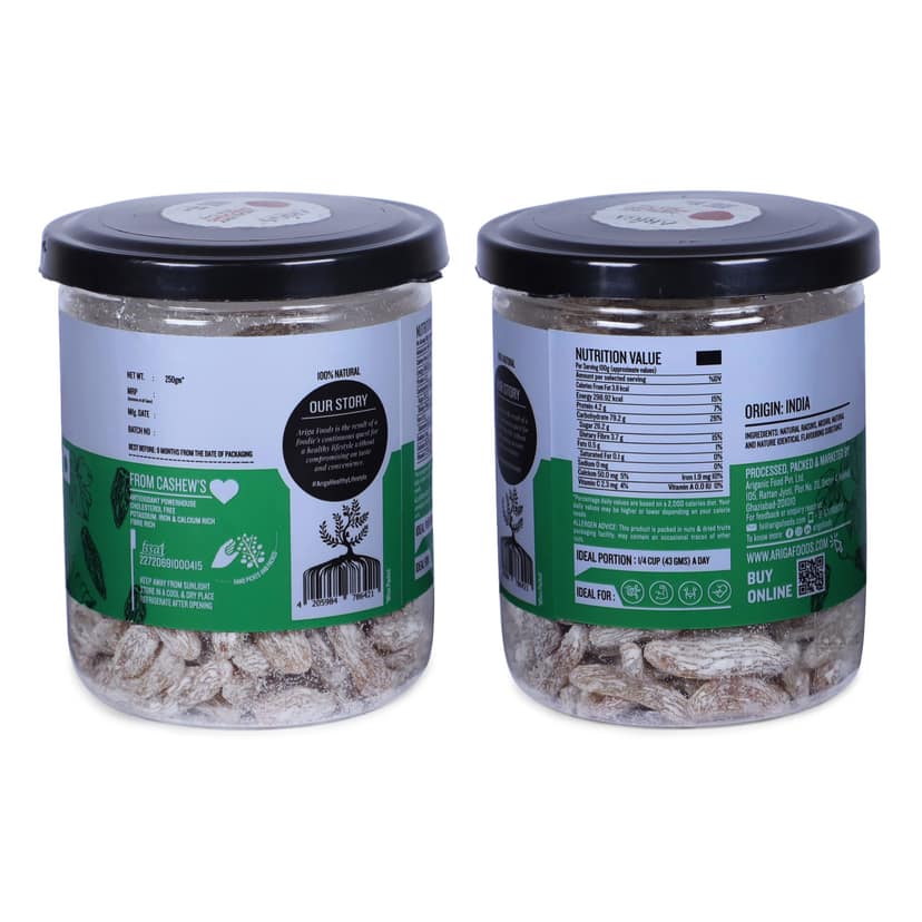 Ariga Foods Paan Raisins Premium Healthy & Nutritious Raisins (250 g) view 2