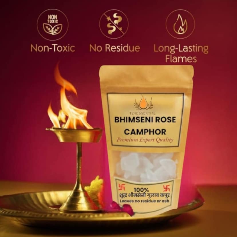 Tzaessential Bhimseni Camphor / Bhimseni Kapoor / Camphor 100 g view 2