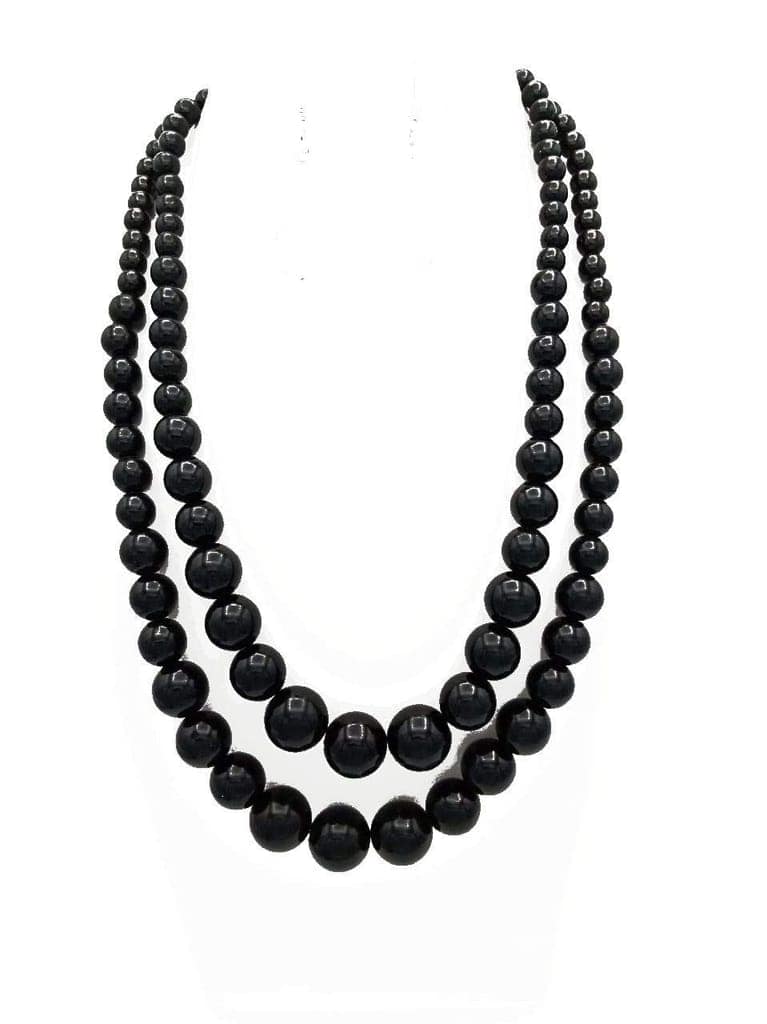 Beads Necklace Set For Women And Girls (Black) view 2