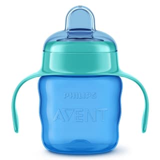 Philips Avent Classic Soft Polypropylene Spout Cup (Green/Blue, 200ml) Philips Avent Classic Soft Polypropylene Spout Cup (Green/Blue, 200ml) - Multicolor / 1 Count (Pack of 1)