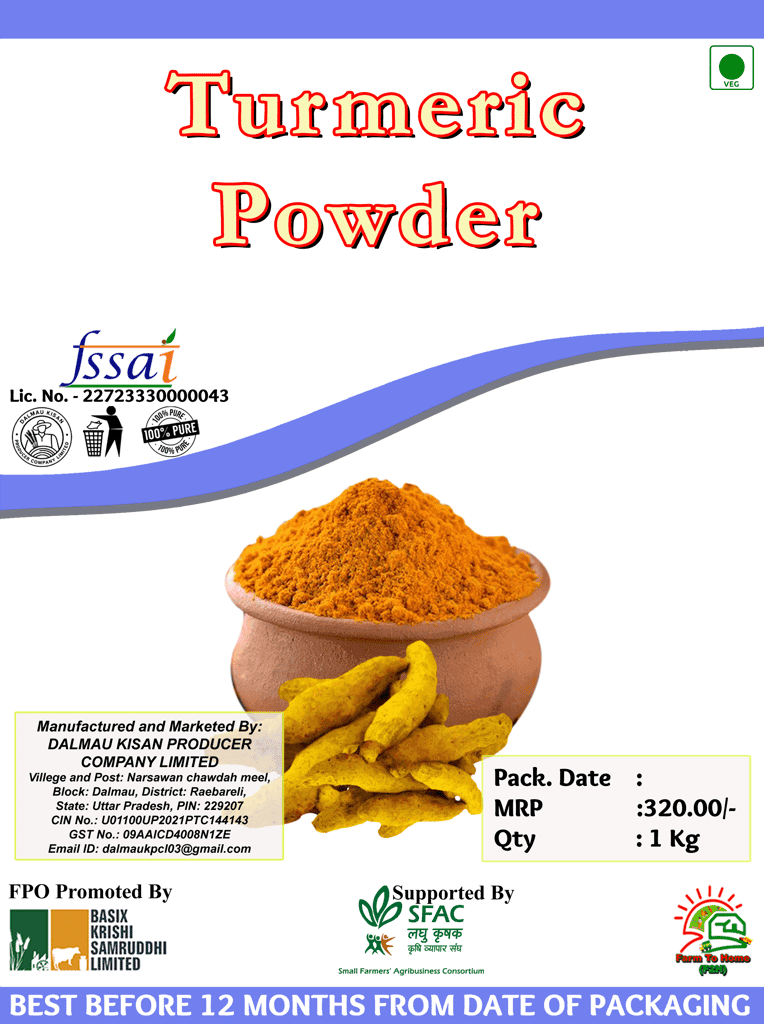 Turmeric Powder - 1 Kg (pack of 2)