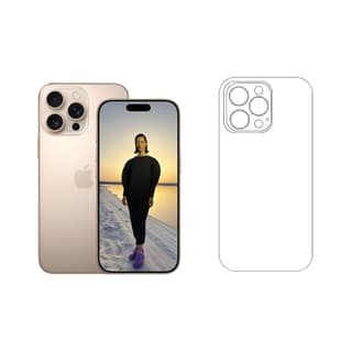 SKINOVITA Compatible For Apple iPhone Unbreakable Transparent Hydrogel Membrane, Back Screen Guard Protector (Scratchproof/Self Healing)(Gloss)