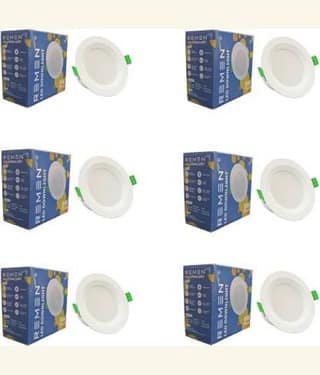 Remen Led Lites - 9W Cool Day Light LED Bulb ( Pack of 6 )