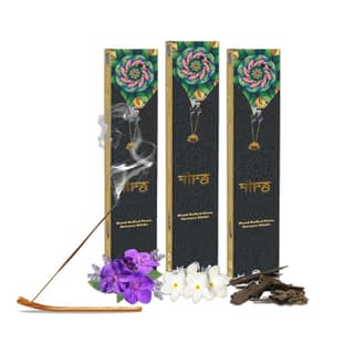 NIRA Fragrances Lavender, Oudh and Nagchampa Fragrance 120 Incense Stick Combo 100% Natural & Organic Cow Dung Handmade Agarbatti Best for Morning and Evening Pooja, Meditation, and Aromatherapy, Yoga