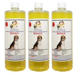 Swacch Shampoo Specially Formulated for Beagle (1 Litre) (Combo Pack of 3) Lemon